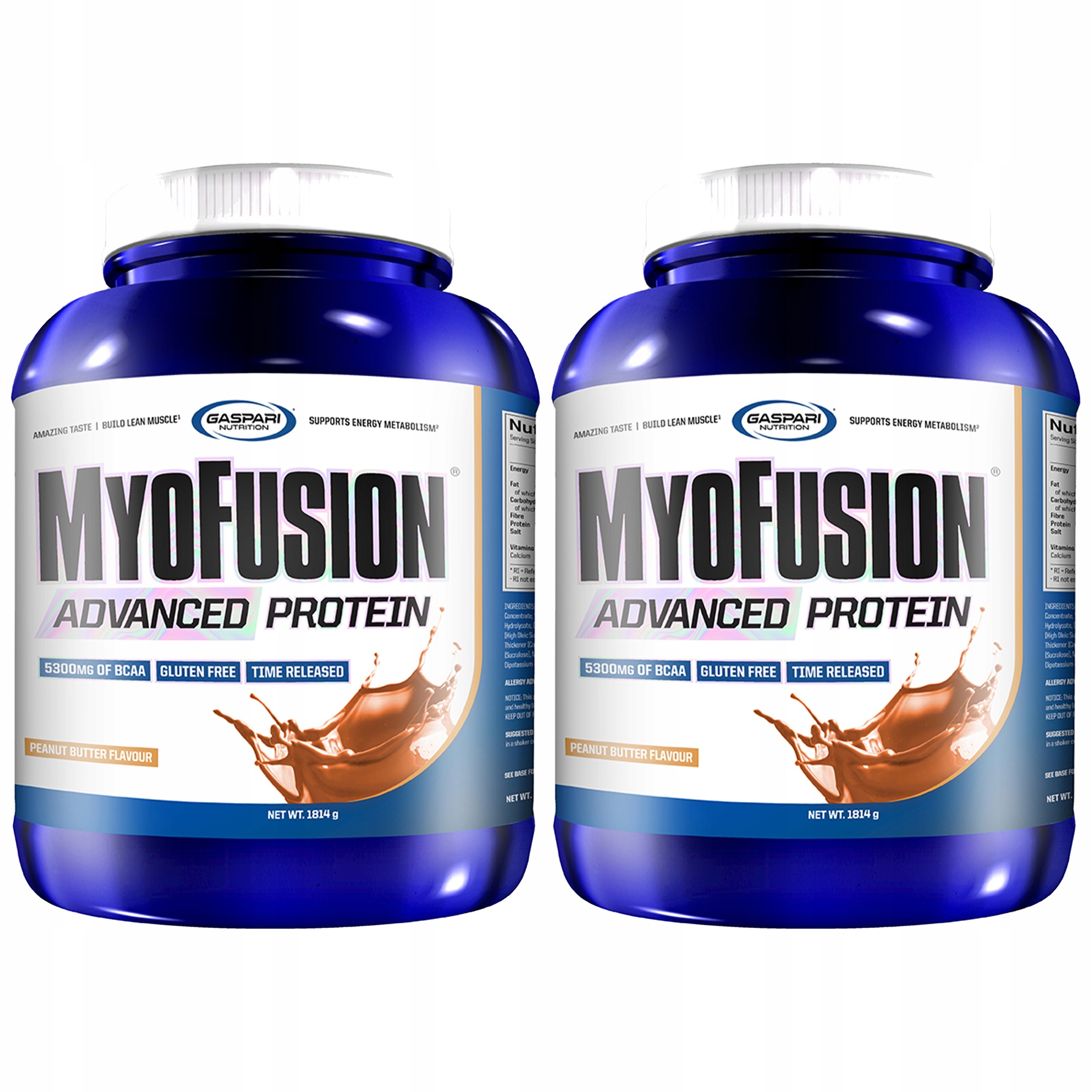 2x Gaspari MyoFusion 1814g Bílkovina Protein Wpc Wpi Wph