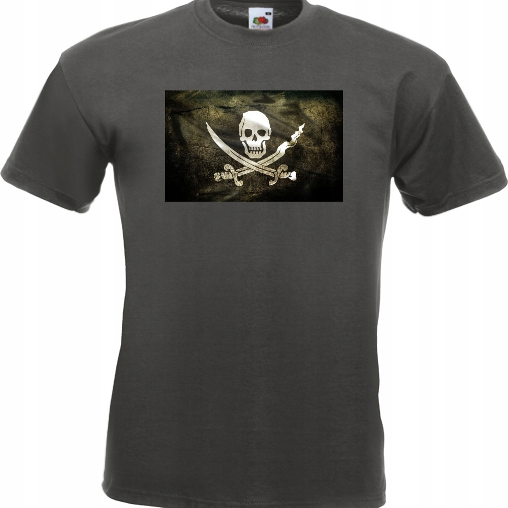 

Koszulka z nadrukiem flaga piracka Jolly Roger L