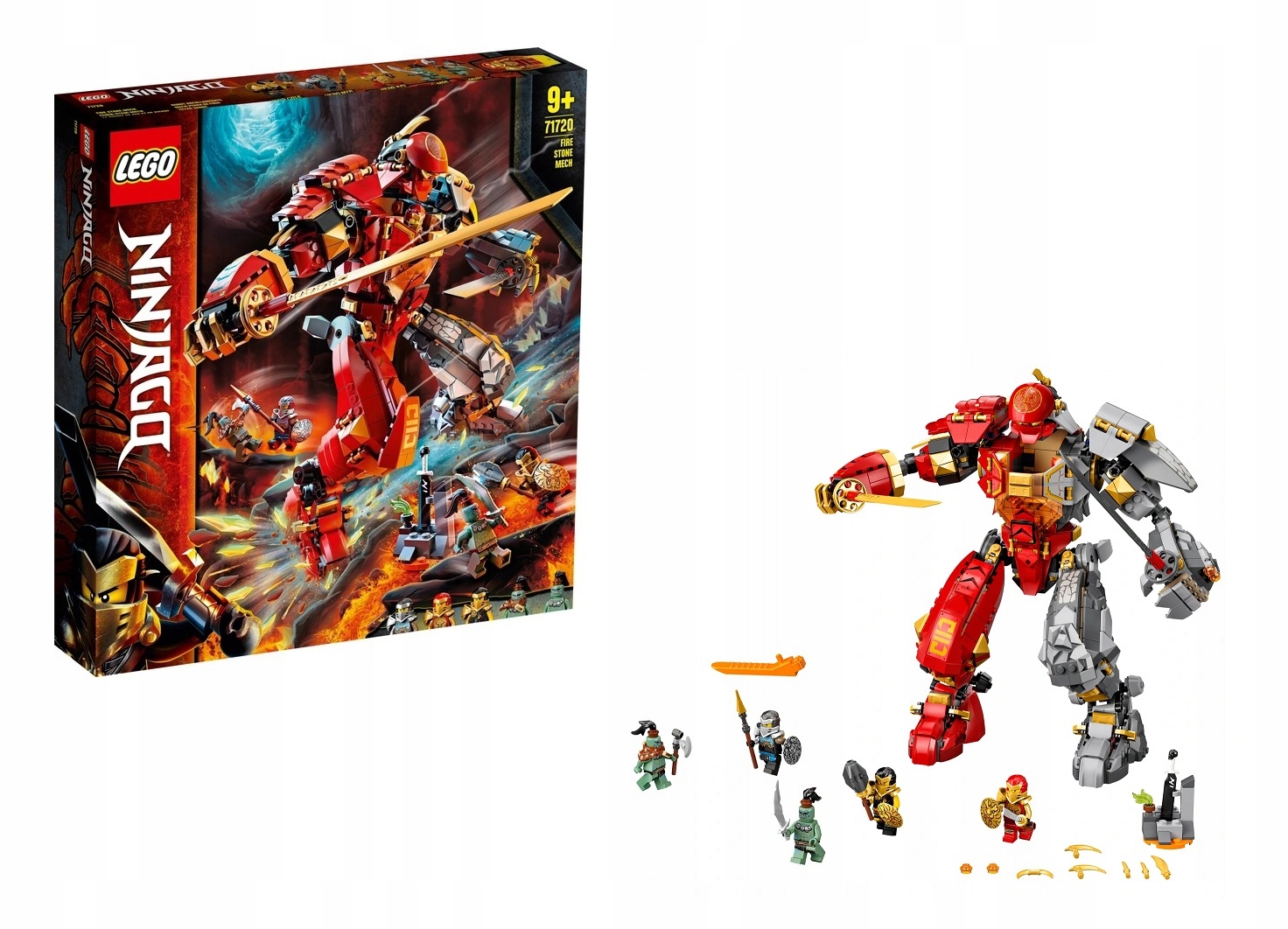 Lego Ninjago 71720 Mech z ognia i kamienia