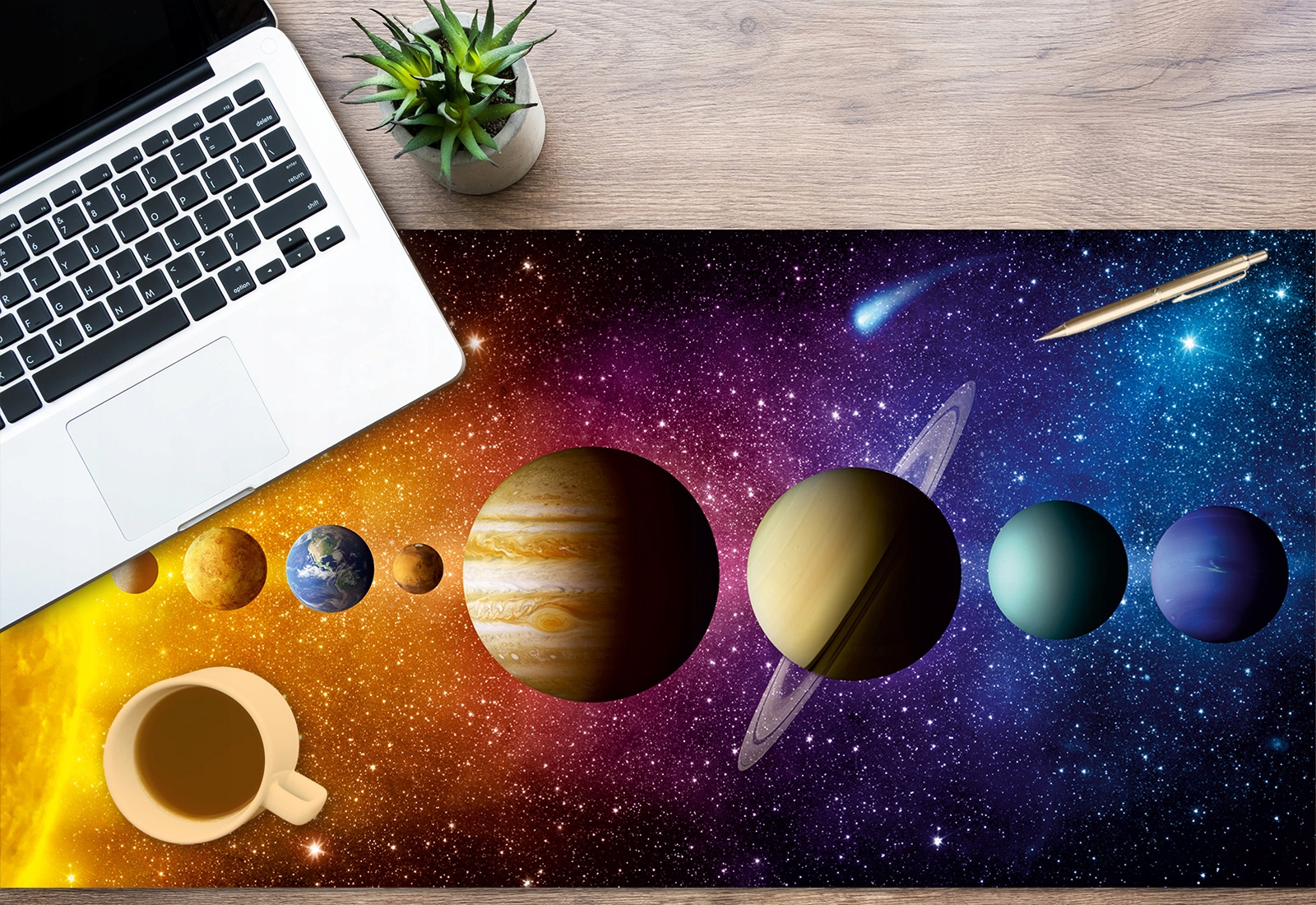 Mata ochronna na biurko Układ Słoneczny 90x45 Marka matoMAT