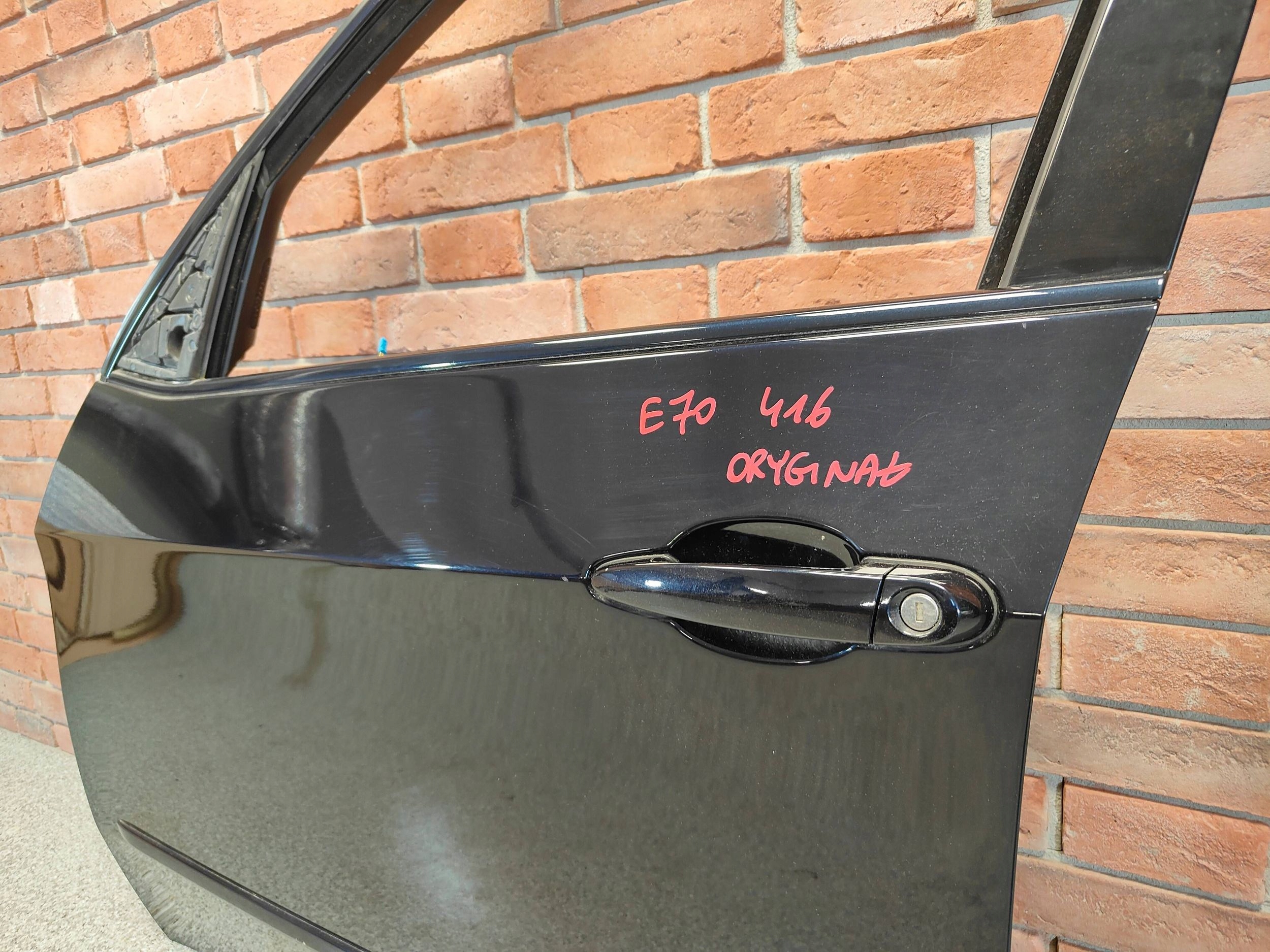 DRZWI LEWY PRZÓD LEWE PRZEDNIE BMW X5 E70 416 CARBONSCHWARZ Numer katalogowy części 7211423