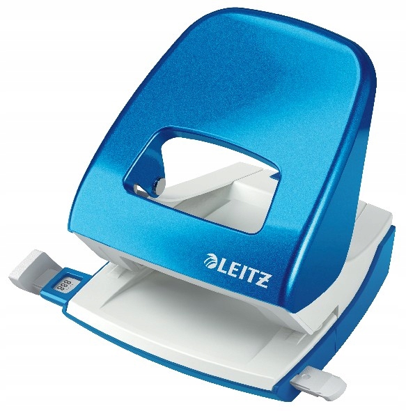 

Dziurkacz Leitz 5008 (30k) niebieski metalik