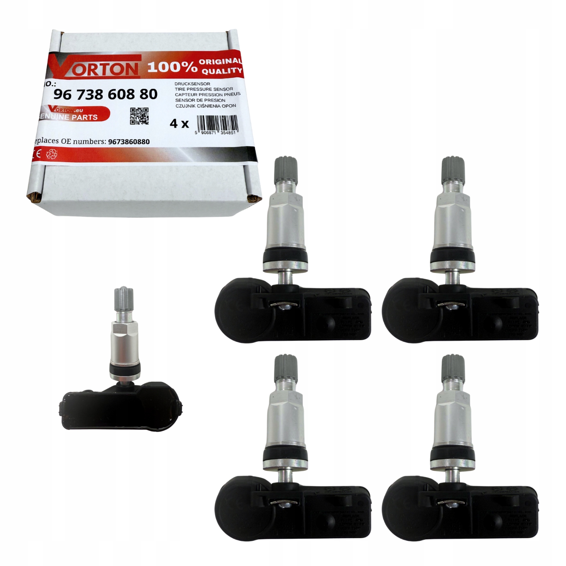 Snímače Tlaku Vzduchu V Pneumatikách Tpms Peugeot 3008 508 5008 307 308