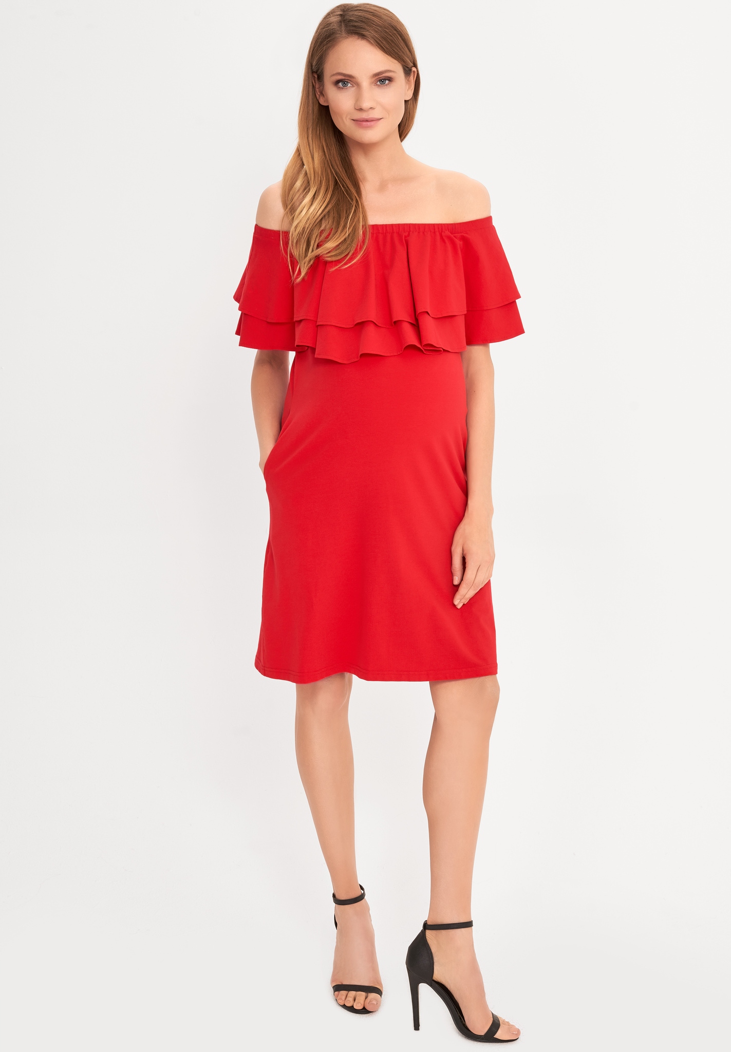 SUKIENKA CIĄŻOWA DO KARMIENIA HISZPANKA L Rozmiar L