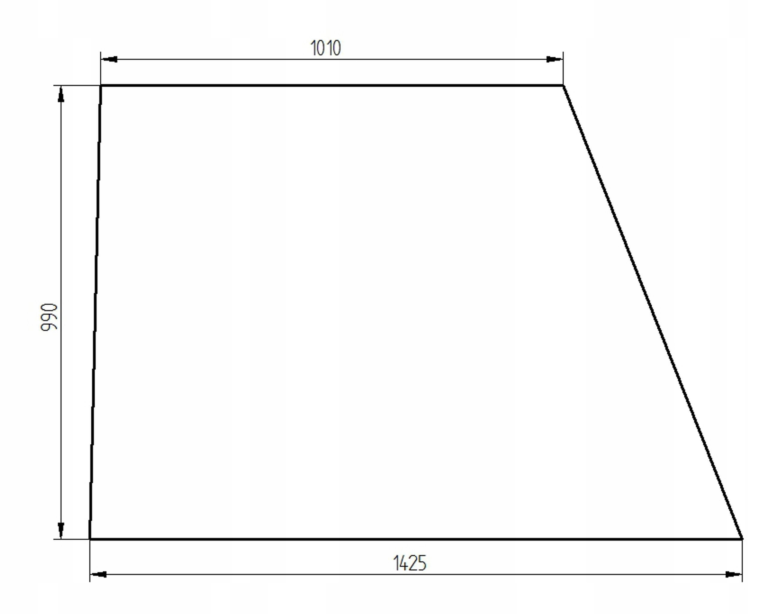 sklo teleskopický nakladač Jcb boční 827/20084