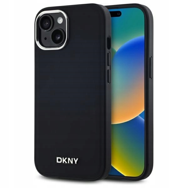 Etui Dkny DKHMP15SPSCMCLK dla iPhone 15 6.1" czarne z MagSafe