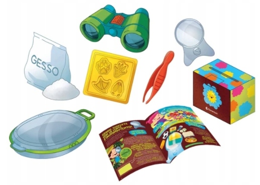 NAUKA ZABAWA ODKRYWCY NATURY ZESTAW Z LORNETKĄ 5+ Rodzaj mały chemik