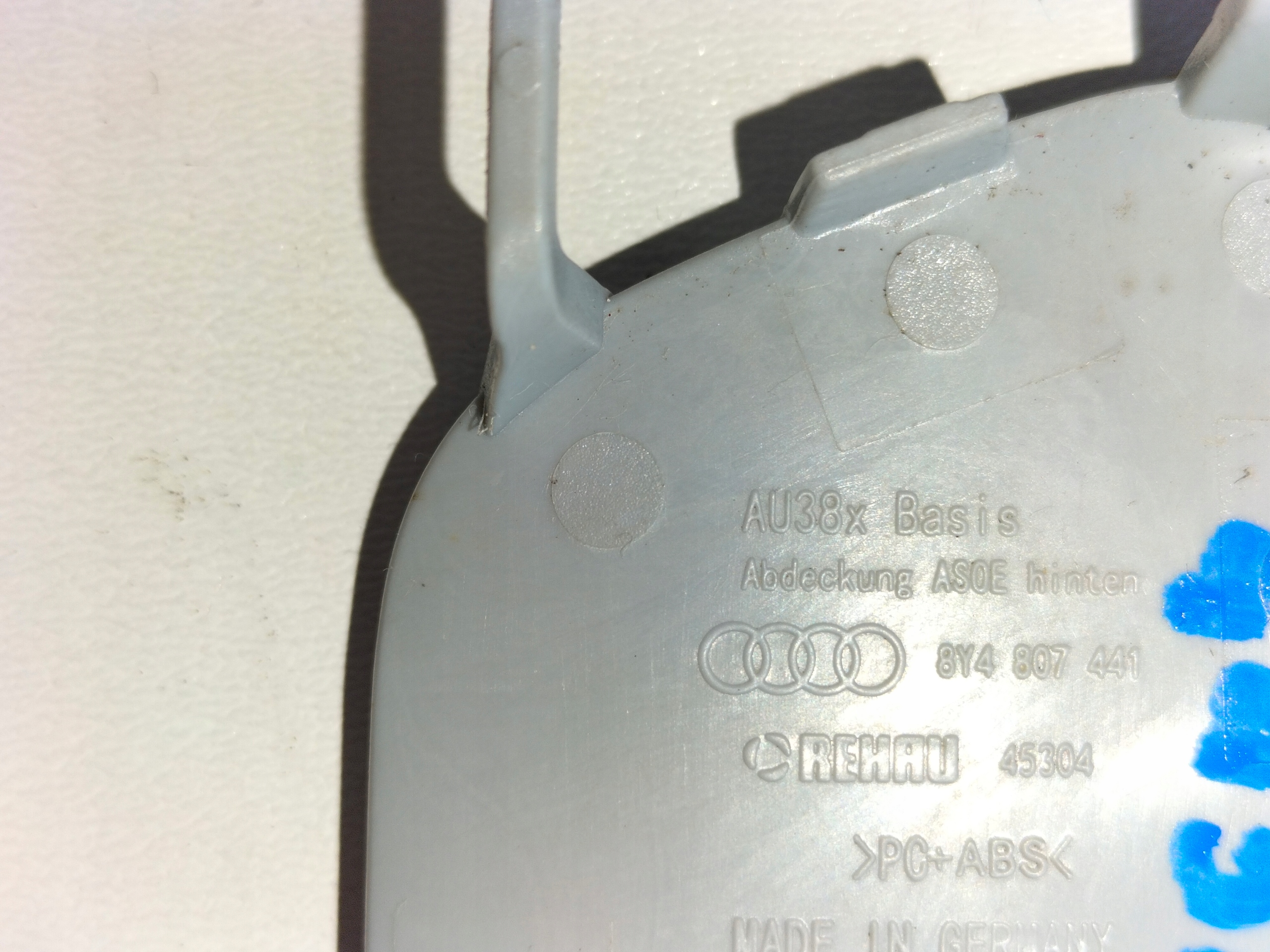 Abschleppöse der Stoßstange hinten heck AUDI A3 8Y 20-23