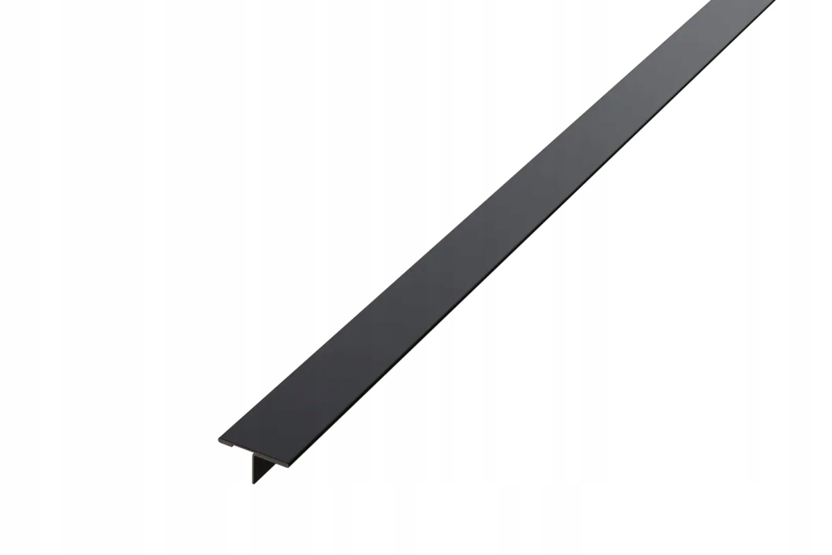 Spárovací Profil T Ozdobný Tenik Černý Matný 2 cm x 270 cm