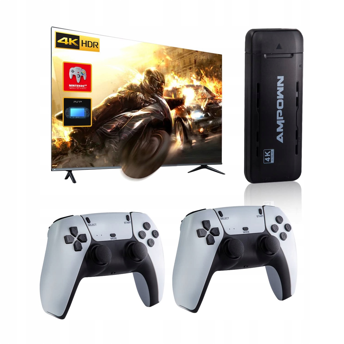 Home Retro Hdmi Hd 4K Tv Konsola do gier z kartą pamięci 64G