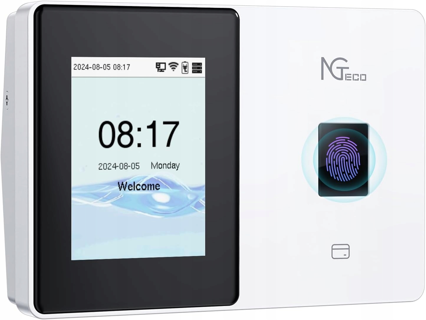 NGTeco NG-TC2 , rejestrator czasu pracy WiFi 2,4/5 GHz
