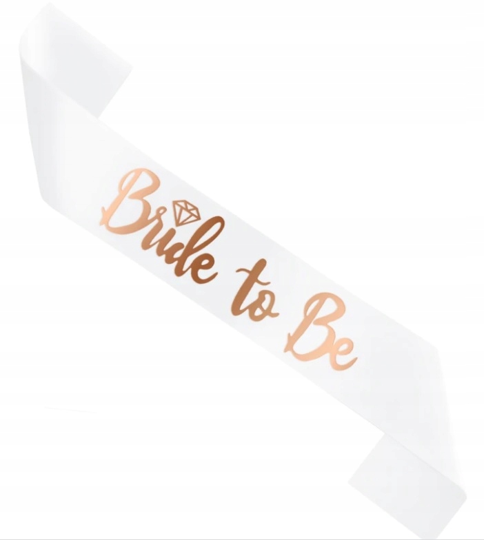 

Szarfa Bride To Be Biała Wieczór Panieński