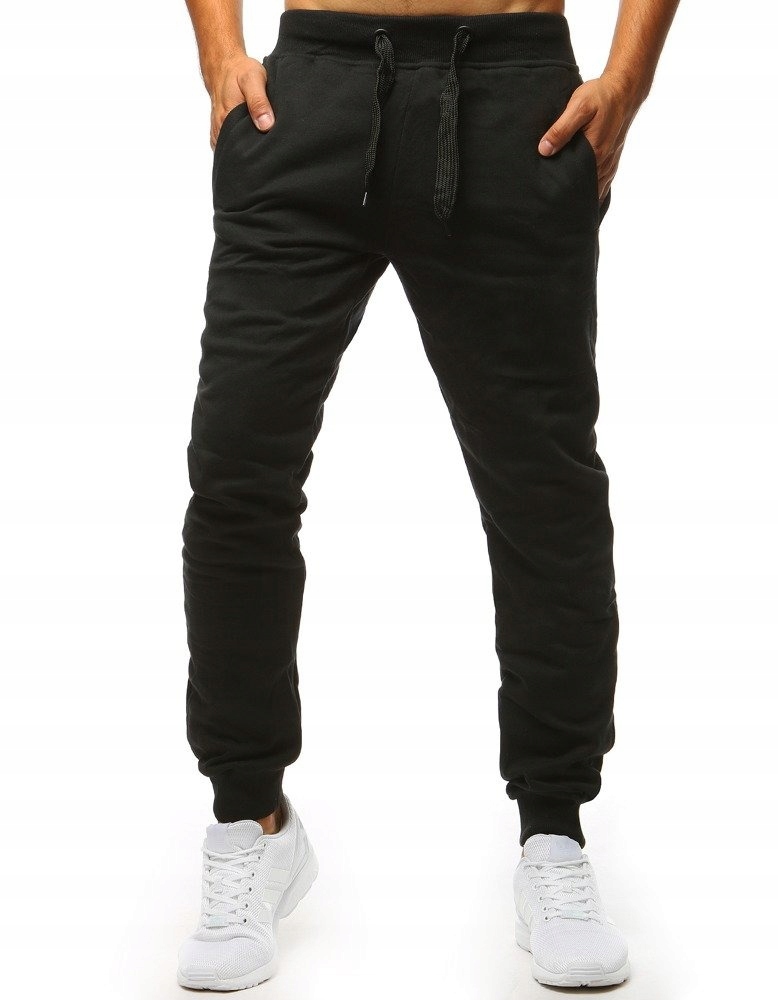 

Spodnie Dresowe Joggery Czarne ux1293 - XL