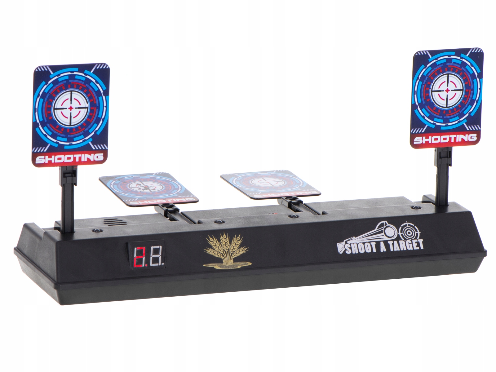 ELEKTRONICZNA TARCZA 4 CELE DO NERF + 30 STRZAŁEK Bohater brak