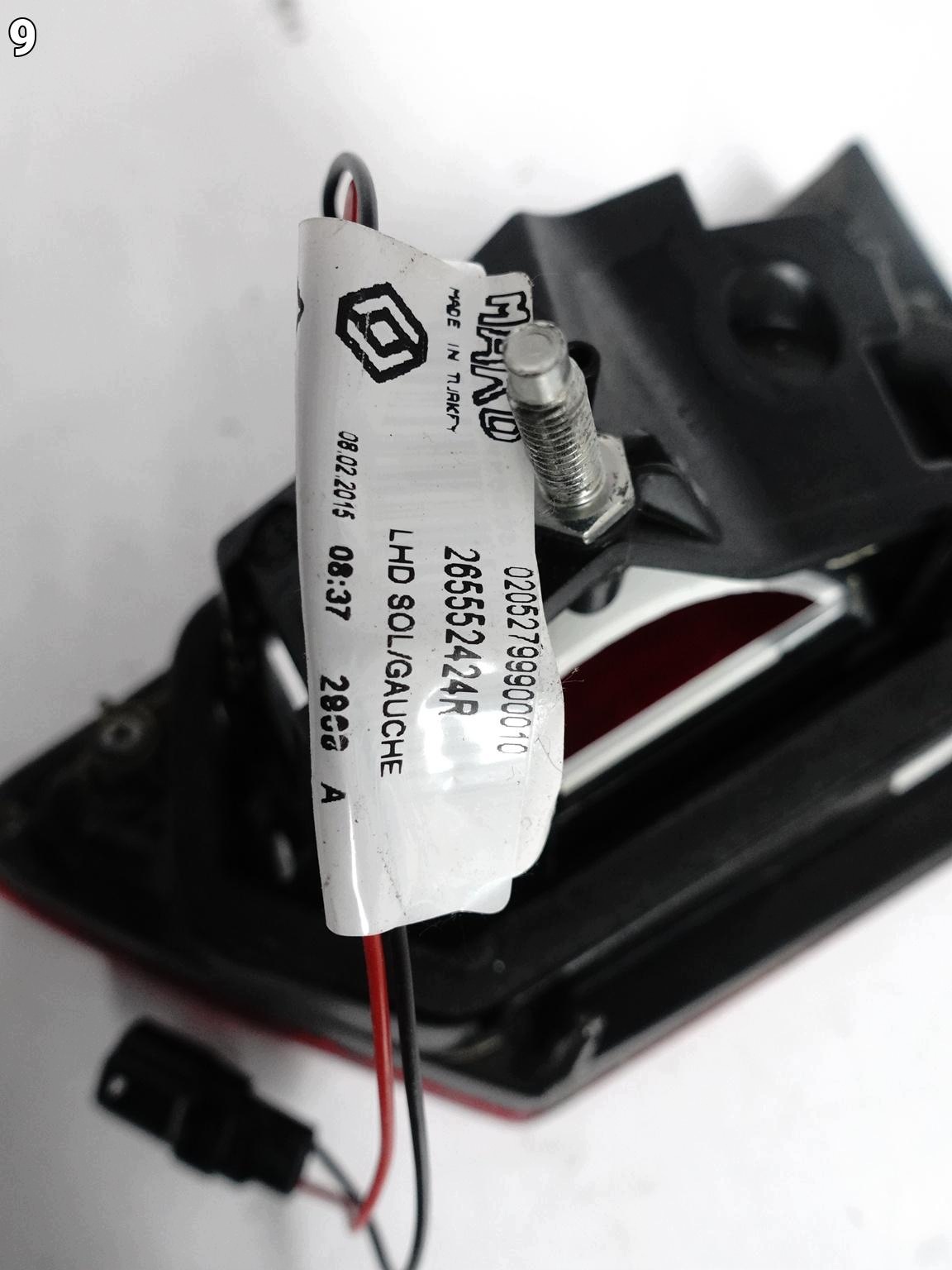 RENAULT CLIO IV 4 HATCHBACK 12-16 light to the bonnet boot rear part left EU