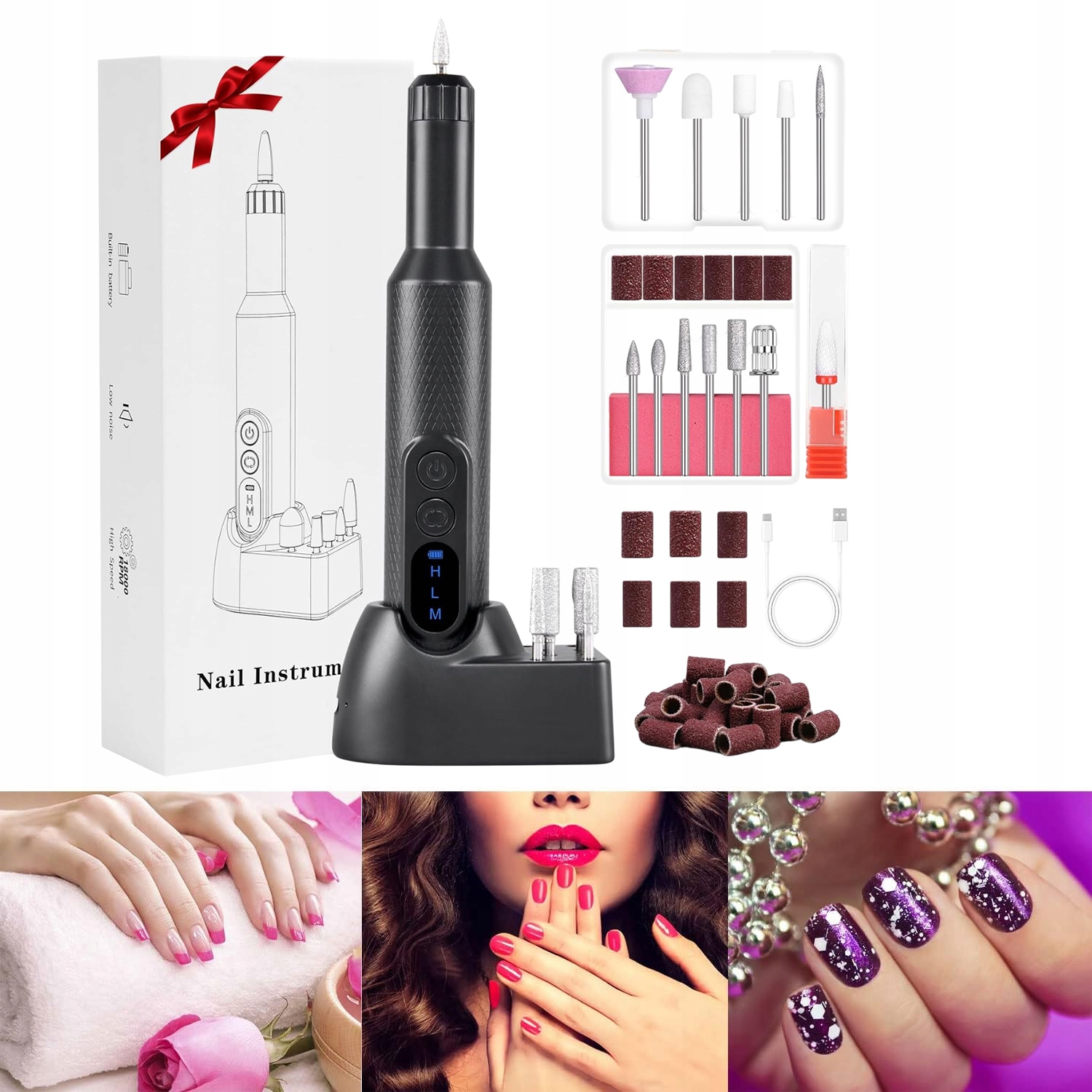 Elektrický Frézovač Na Nehty Profesionální Pilník Na Nehty