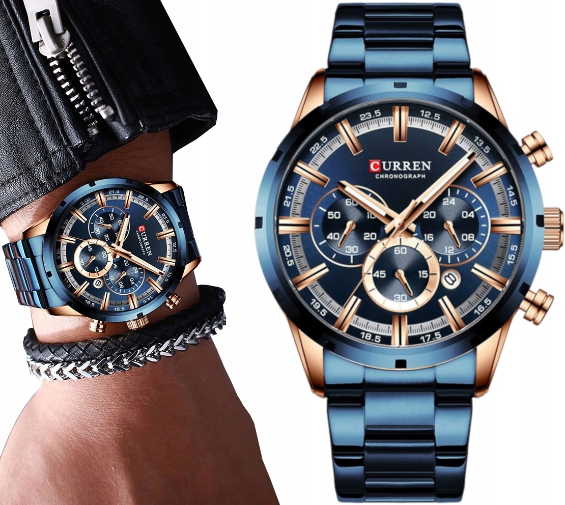 

Zegarek Męski Curren Chronograf