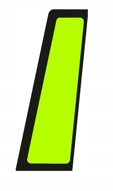 900 910 - скло двері ліві фіксовані Case 580, 590