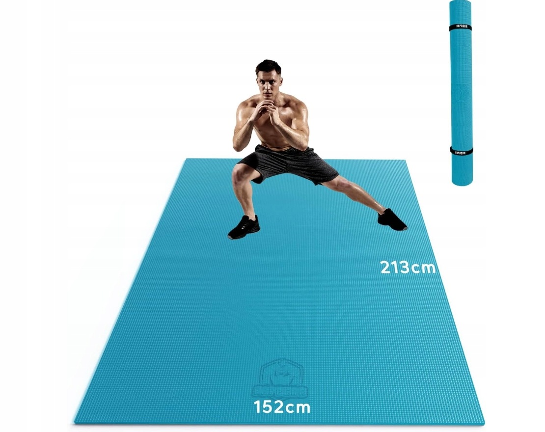 Mata do jogi XXL 213x152cm 8mm antypoślizgowa Hapbear