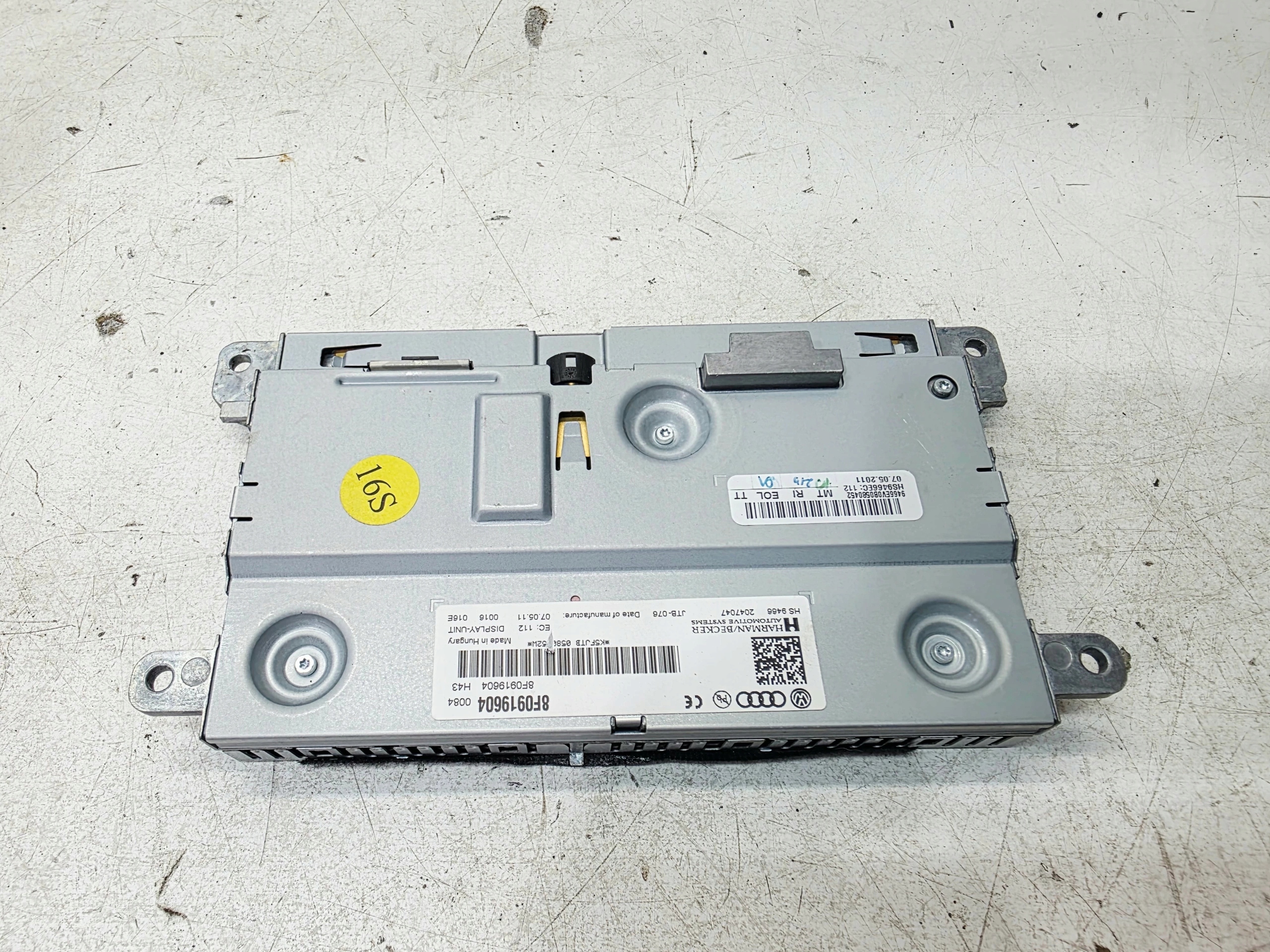 display MMI AUDI A4 B8 A5 8T Q5 8R 8F0919604