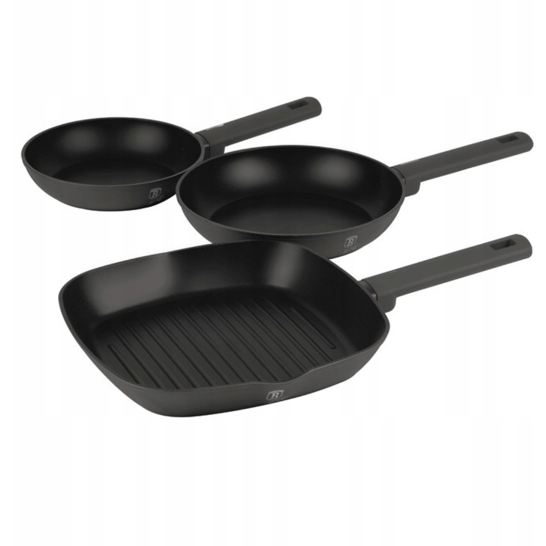 Sada troch panvíc Berlinger Haus Antracite Collection BH-8139