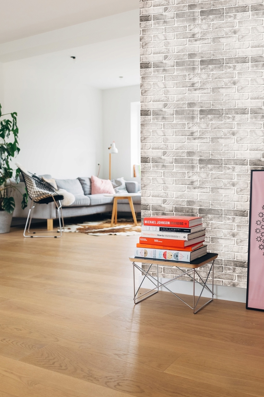 Panel Ścienny PCV Szara Cegła Old Brick Grey Długość 96 cm