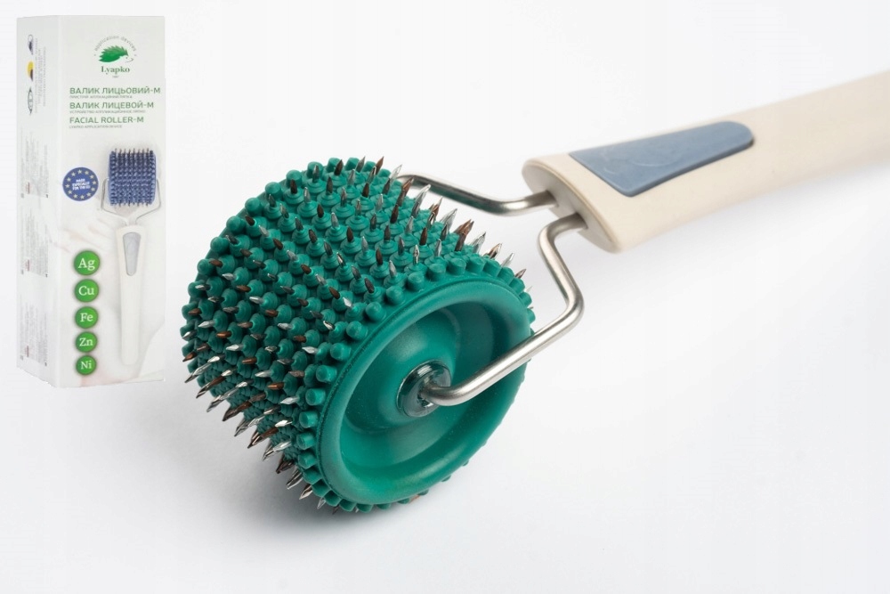 Lyapko Wałek do twarzy 3,5 Bez Niklu Wałek do masażu Oryginał Zielony