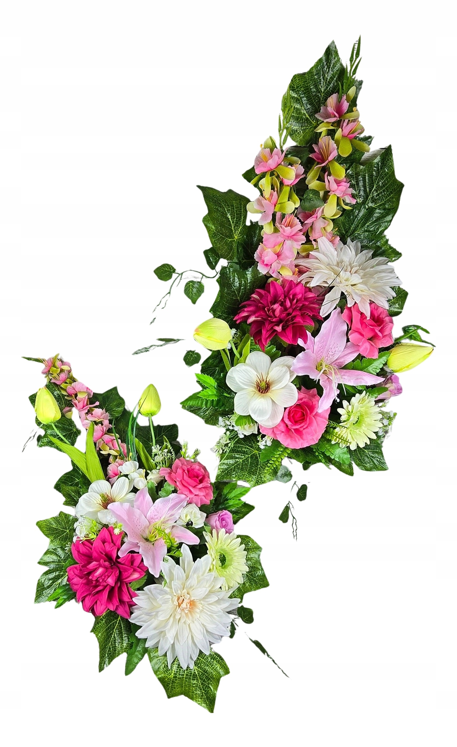 Komplet Kytice Na Hrob Jarní Hřbitov Kompozice Náhrobní