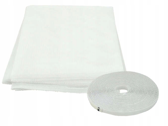 

Moskitiera okienna 160x130cm Rzep 5m siatka