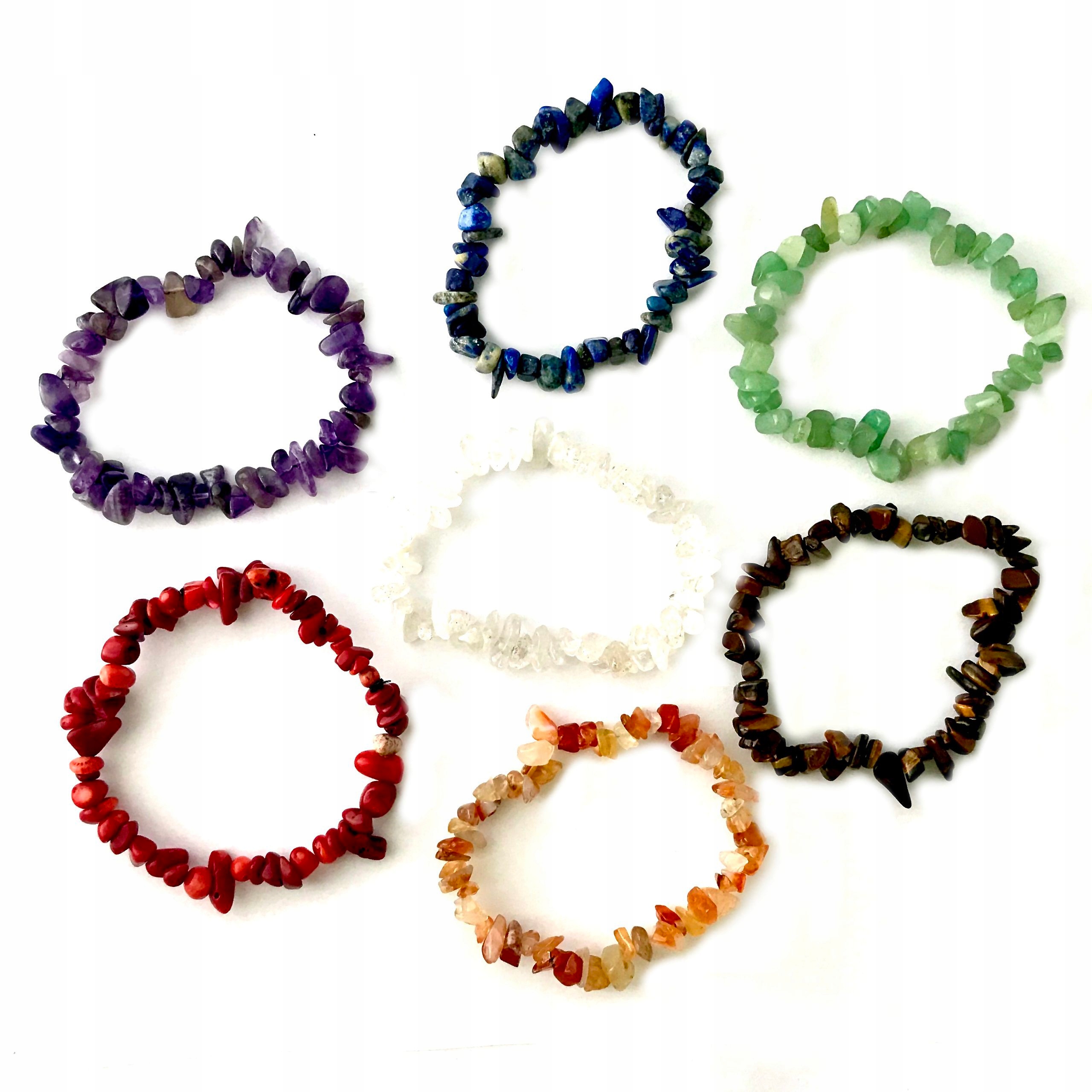 

Bransoletki Czakry kamień naturalny na równowagę