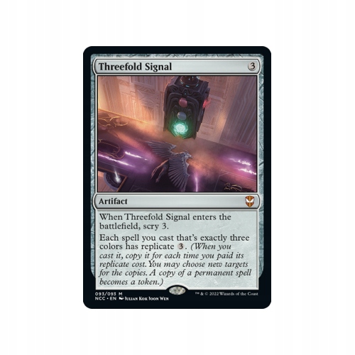 Mtg Threefold Signal (Mythic Rare)