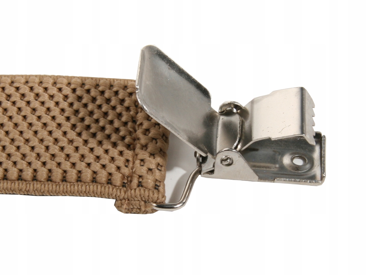 SZELKI MĘSKIE BEŻOWE 3,5 CM Materiał dominujący guma