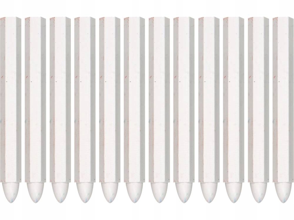 KREDA BUDOWLANA TECHNICZNA DO ZNAKOWANIA BIAŁA 12X Typ kreda