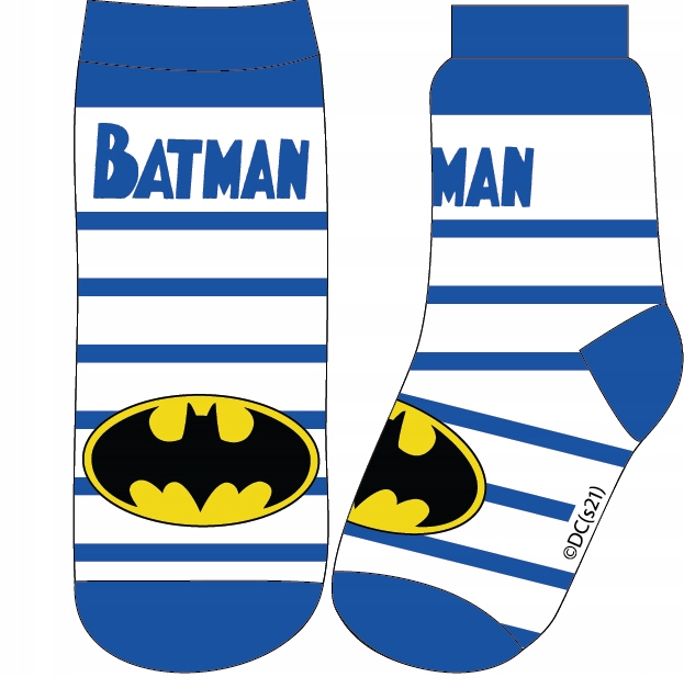 

Skarpetki Batman 23/26 białe/niebieski/żółte
