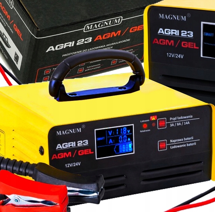 Nabíjačka S Funkciou Opravy Magnum Agri 23 250A 12V 24V Agm Gel