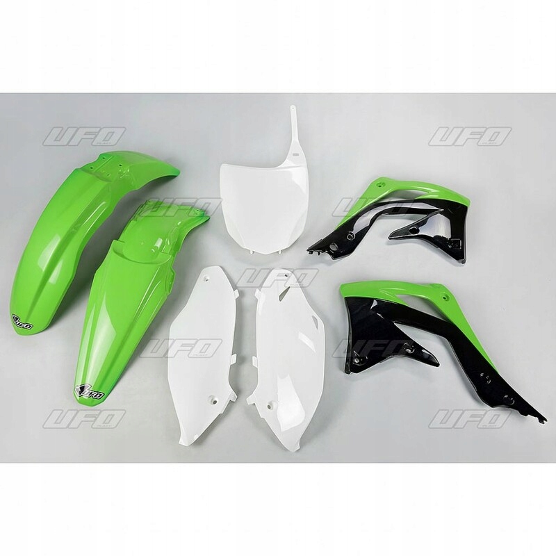 Plastová sada Ufo Oem Farba Zelená/čierna/biela Kawasaki KX450F KAKIT217@999
