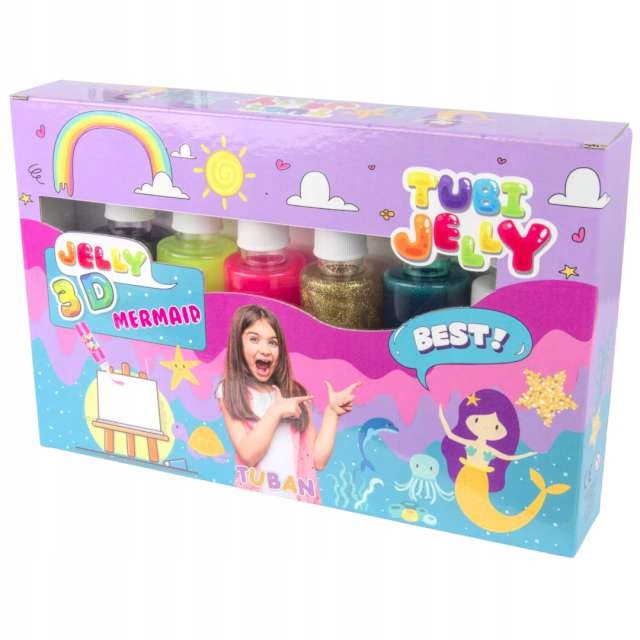 

Zestaw Tubi Jelly Syrenka żelki 3D