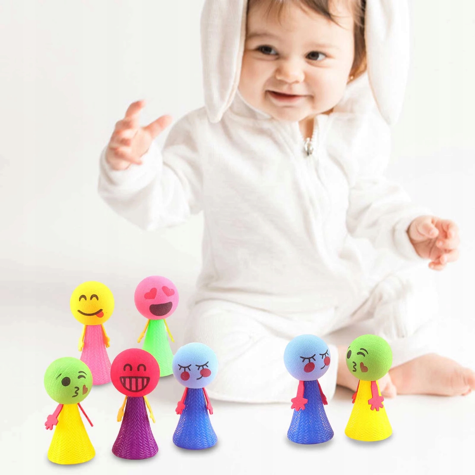 Zabawka skacząca pop it fly TOYS skoczek gra ELF Rodzaj Fidget Spinner