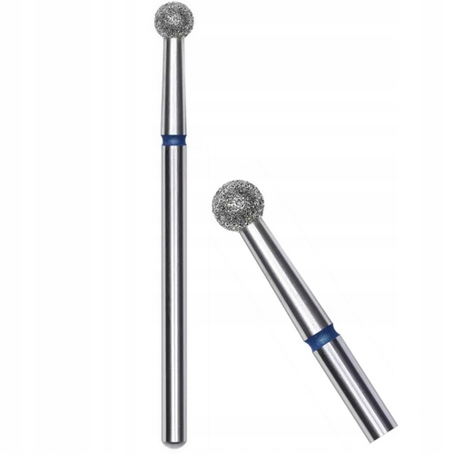 STALEKS FREZ DIAMENTOWY DO SKÓREK PAZNOKCI KULKA NIEBIESKA 3,5mm FA01B035