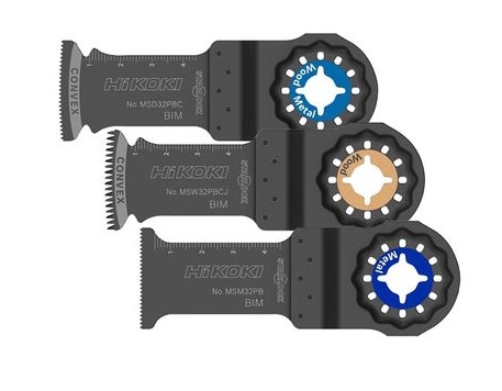 Hikoki 782793 Sada Čepelí Pro Multifunkční Zařízení 3 Kusy
