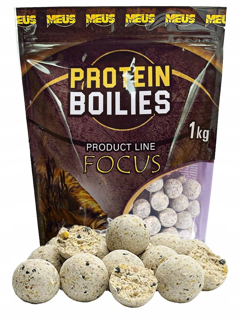 Meus Kulki Zanętowa Focus 18mm 1kg N-Butyric Acid Skisłe Masło
