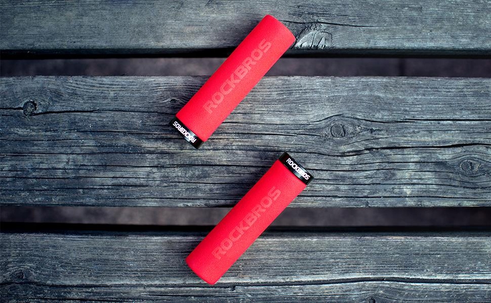 CHWYTY GRIPY ROWEROWE RĄCZKI NA KIEROWNICĘ MOCNE Kolor dominujący odcienie niebieskiego