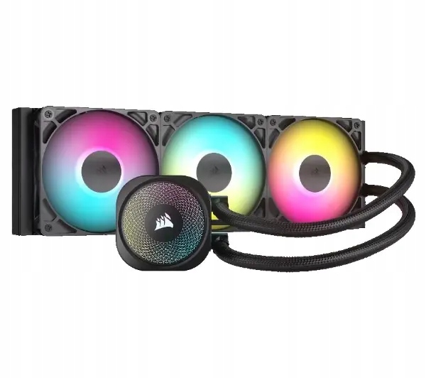 Chłodzenie wodne do procesora Corsair Nautilus 360 Rs Argb 3x120mm Czarny