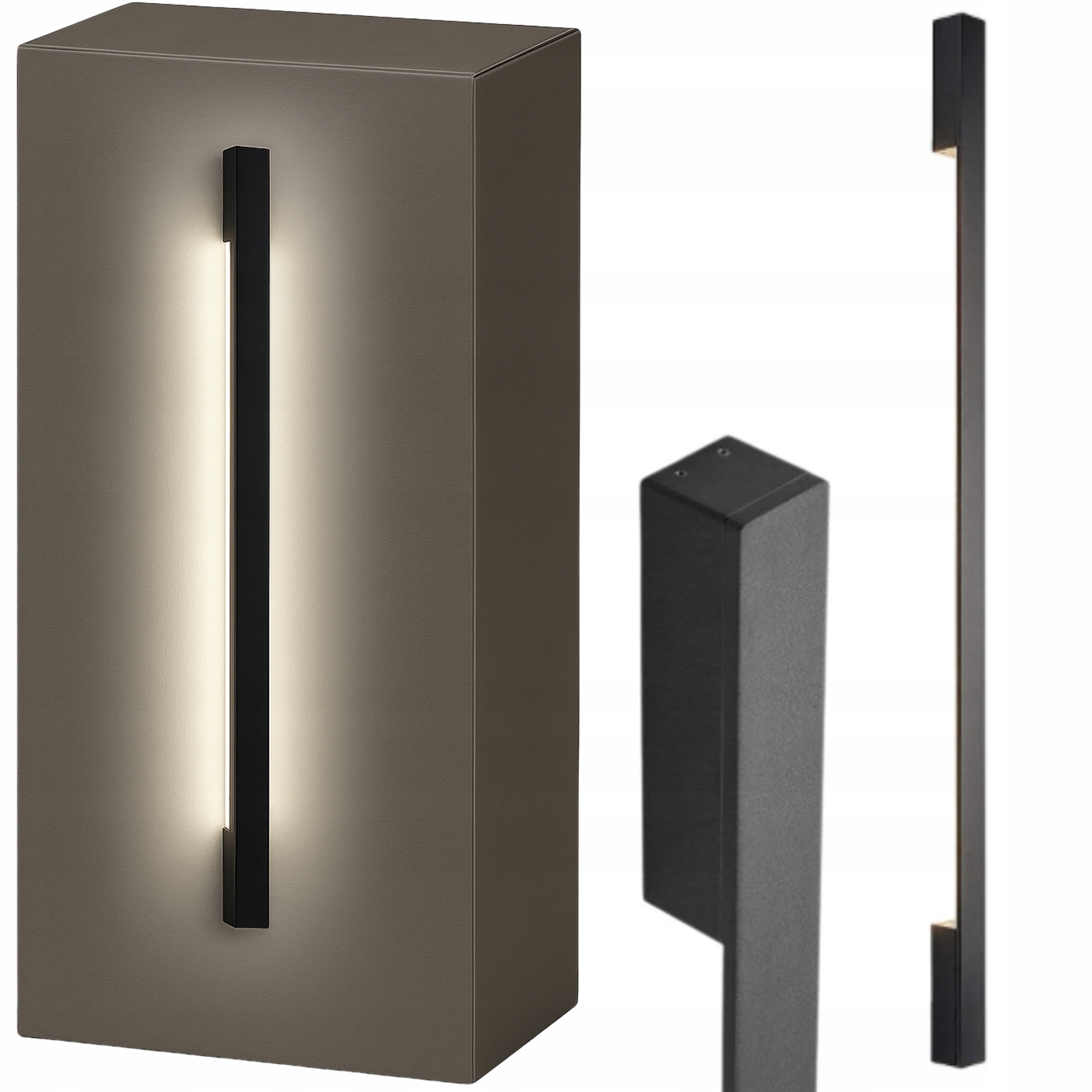 Lampa ścienna kinkiet led wewnętrzny zewnętrzny nowoczesny 100cm neutralna