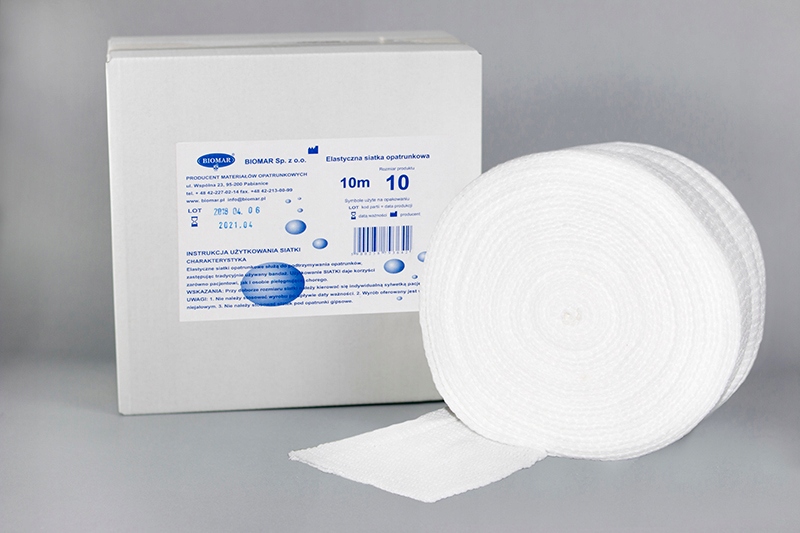 SIATKA OPATRUNKOWA ELASTYCZNA R-10 10cm x 10m Producent inny