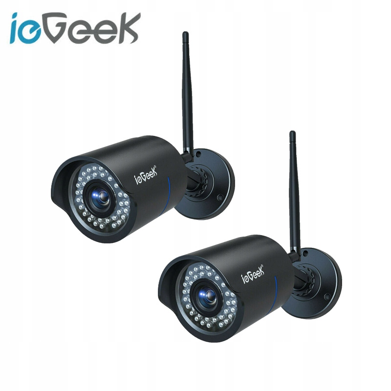 2X KAMERA ZEWNĘTRZNA MONITORING 1080 HD IP66 WIFI