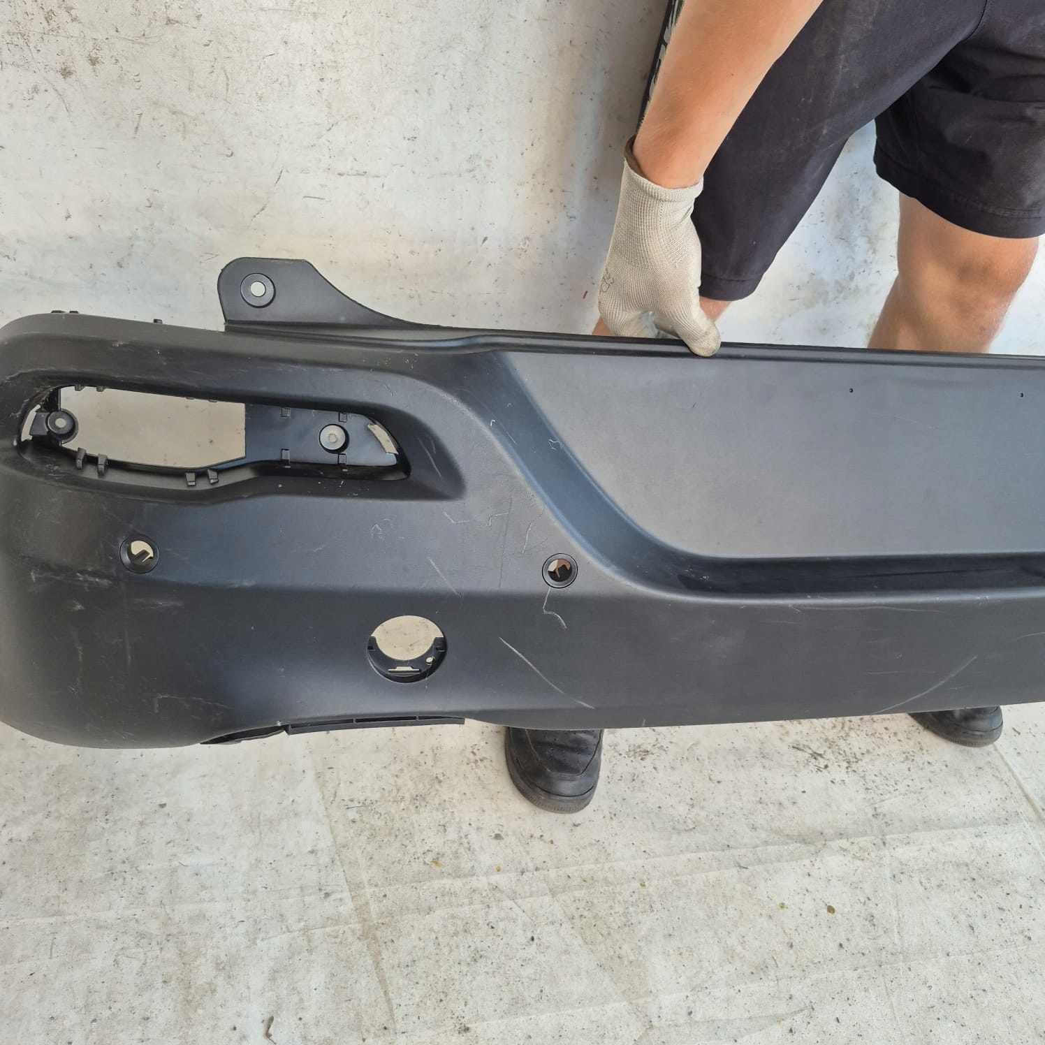 JEEP CHEROKEE V KL 13- bumper rear part rear PDC