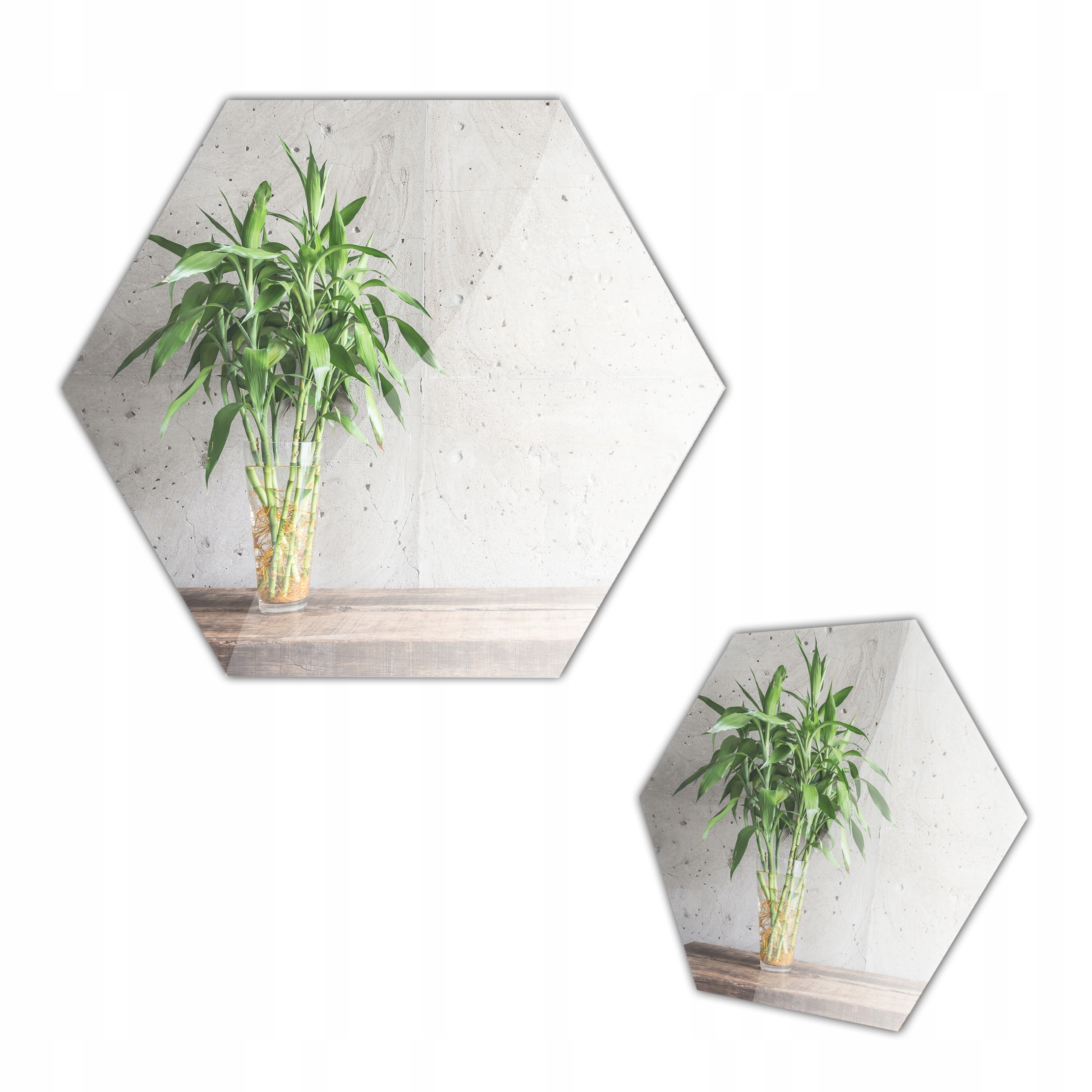 

Naklejane lustra na ścianę Hex Na Sztuki Diy 3D