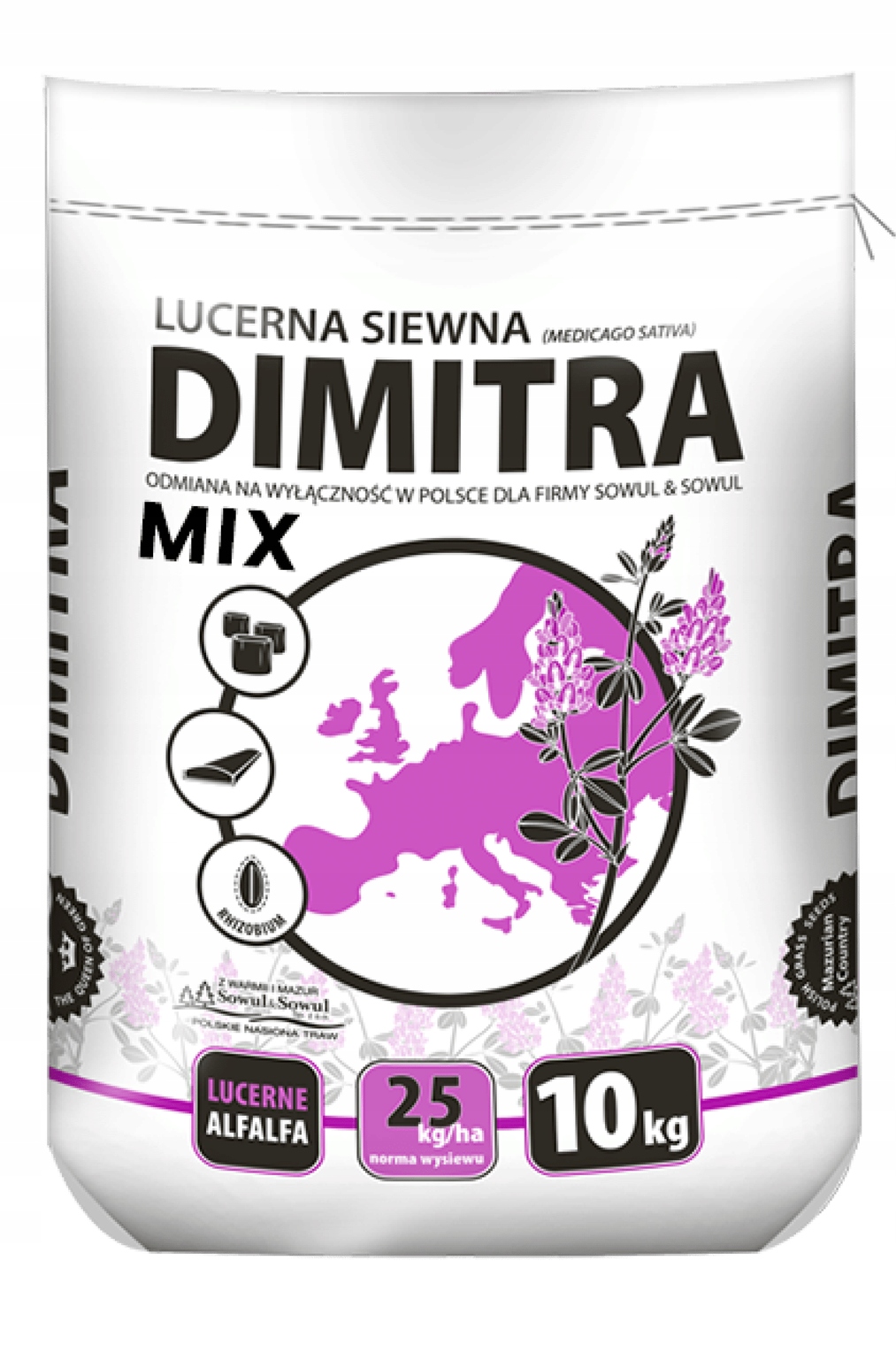 Směs Lucern Dimitra MIX 10kg Sowul & Sowul