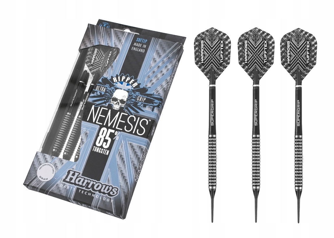 Rzutki Harrows Softip Nemesis 85% 16 g